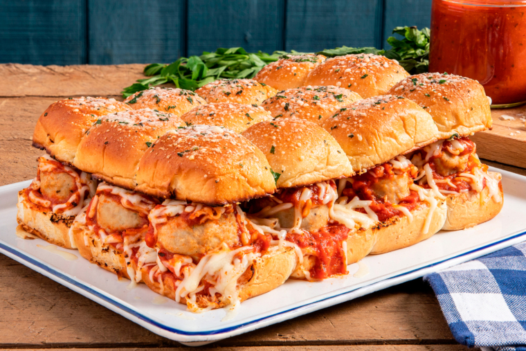 Parmesan Meatball Sliders