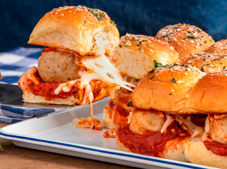 Parmesan Meatball Sliders