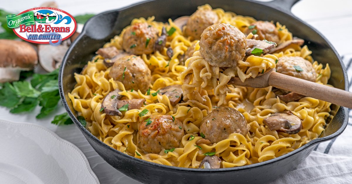 Chicken Meatball Stroganoff - Bell & Evans