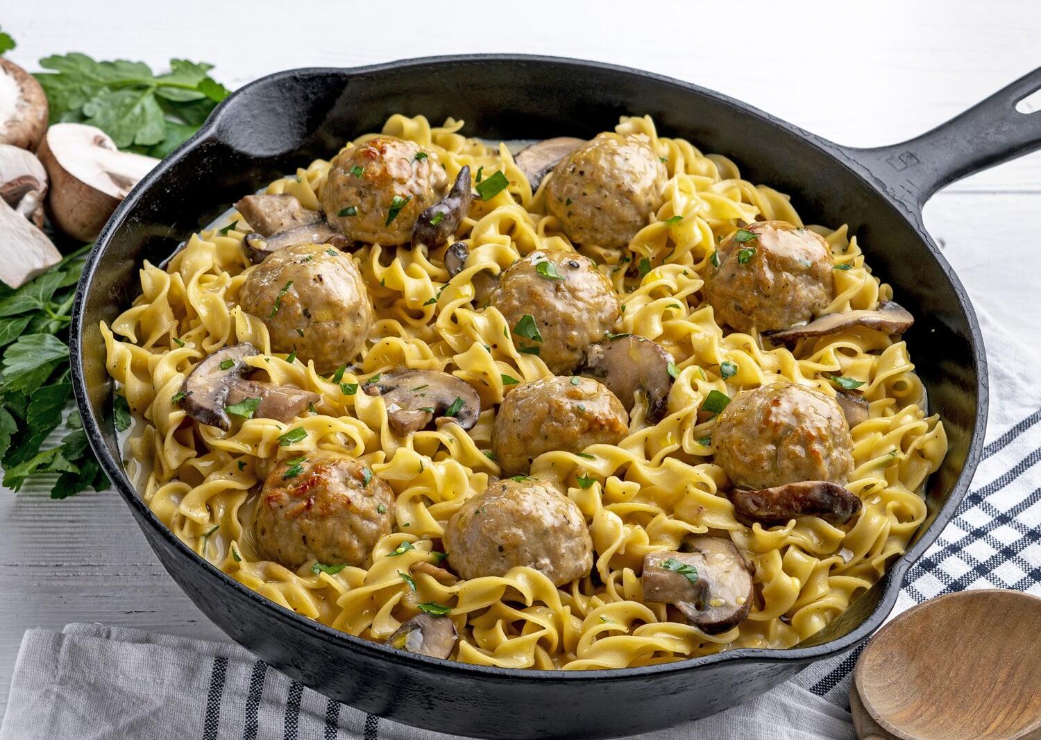 Chicken Meatball Stroganoff Recipe