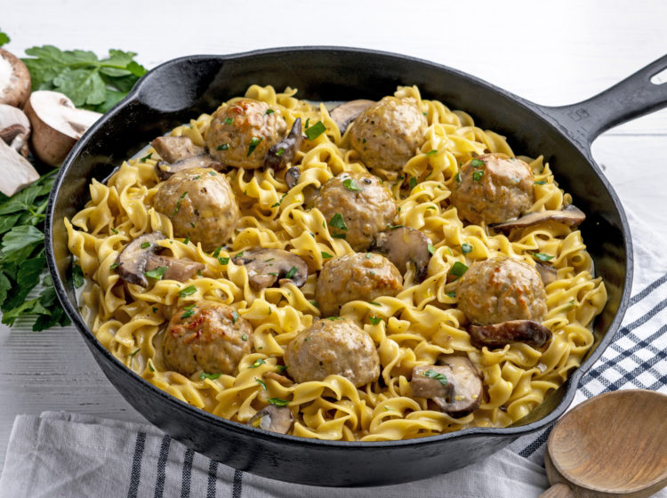 Chicken Meatball Stroganoff Recipe