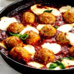 Chicken Meatballs made with Italian Seasoned Ground Chicken