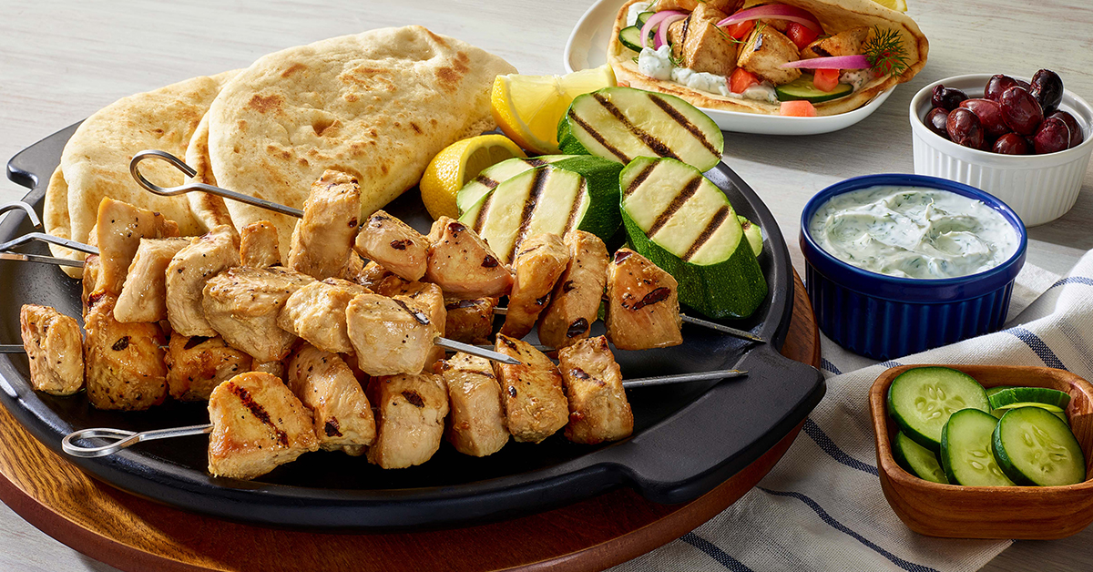 Mediterranean Chicken Kabobs - Bell & Evans