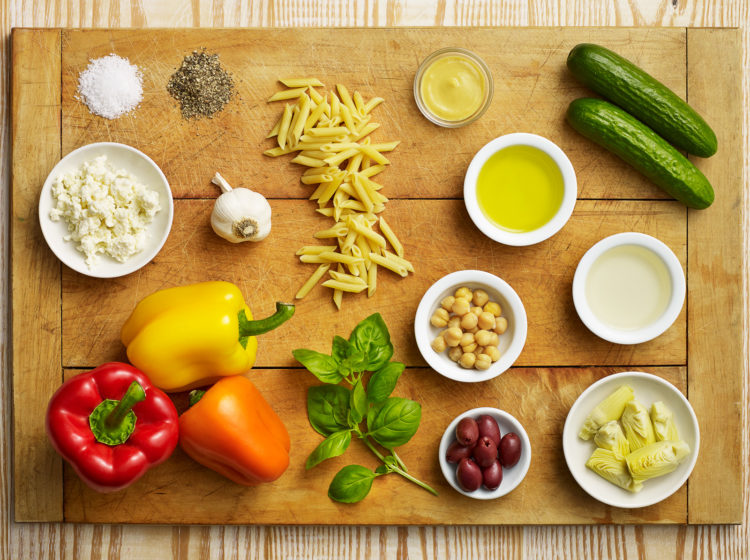 Mediterranean Chicken & Pasta Salad