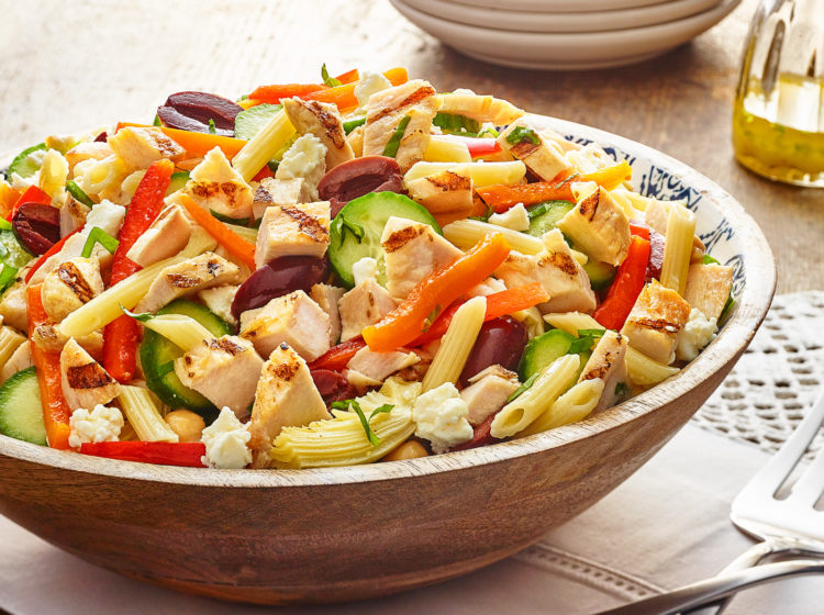 Mediterranean Chicken & Pasta Salad