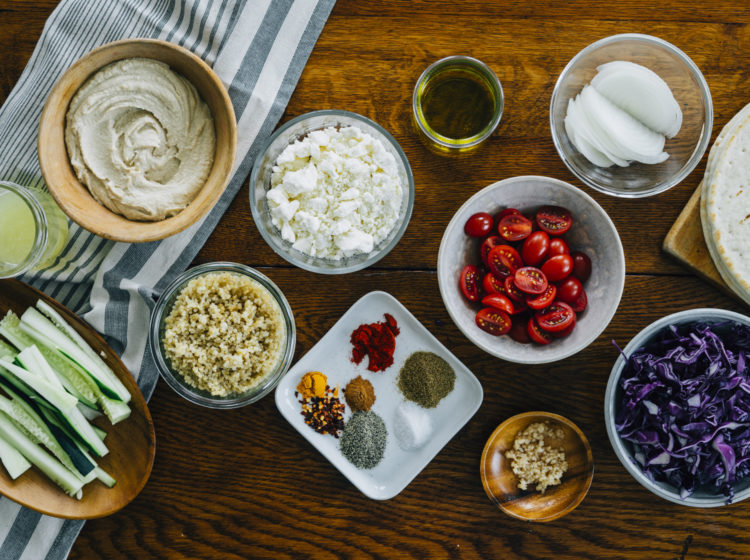 Middle Eastern Chicken Schawarma Bowl