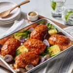 Hoisin Honey Mini Chicken Meatloaf Sheetpan