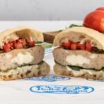 Mozzarella Stuffed Chicken Burger