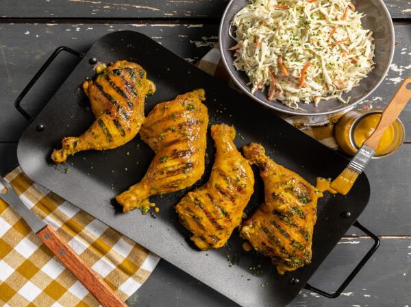 South Carolina Mustard BBQ Chicken Legs