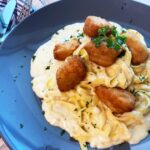 Chicken Nugget Alfredo