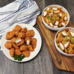 Chicken Nugget BBQ Mac and Cheese