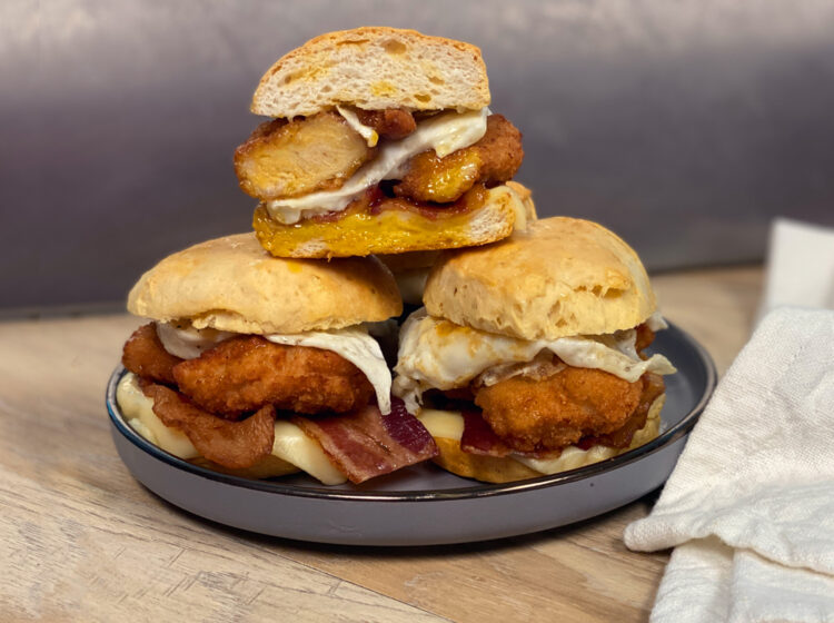 Chicken Nugget Breakfast Sandwich