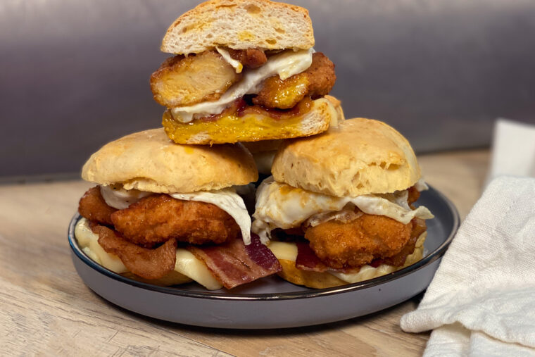 Chicken Nugget Breakfast Sandwich