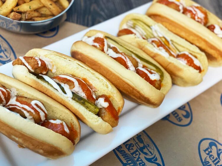 Chicken Nugget Buffalo Sandwich