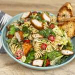 Chicken Nugget Caesar Pasta Salad