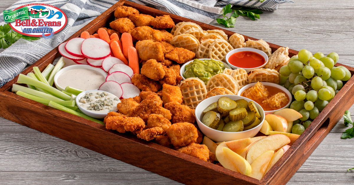 Chicken Nugget Charcuterie Board - Bell &amp; Evans
