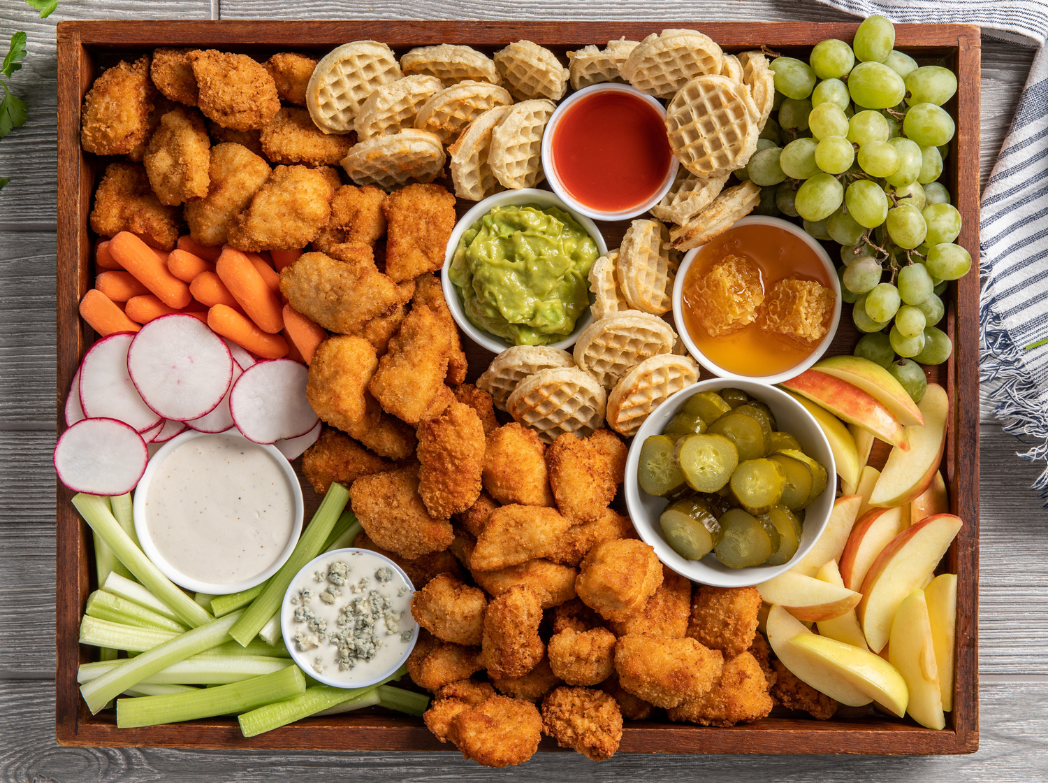 Chicken Nugget Charcuterie Board
