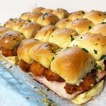 Chicken Nugget Cordon Bleu Sliders