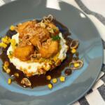 Chicken Nugget Mashed Potato Bowl