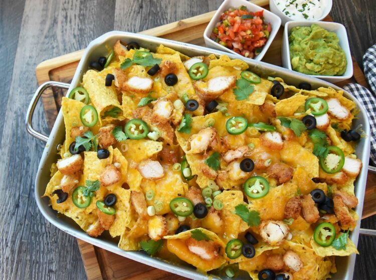 Chicken Nugget Nachos