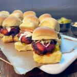 Chicken Nugget Nashville Hot Sliders