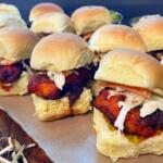Chicken Nugget Nashville Hot Sliders