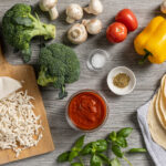 Gluten-Free Chicken Nugget Tortilla Pizza