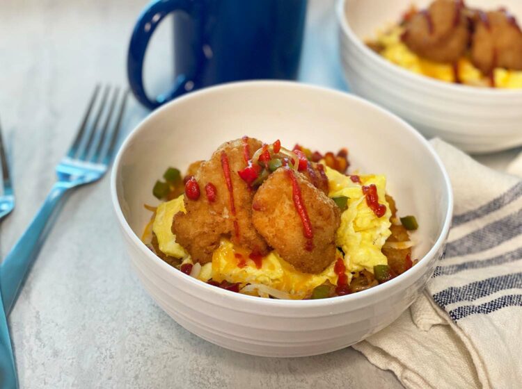 Chicken Nugget Breakfast Bowl