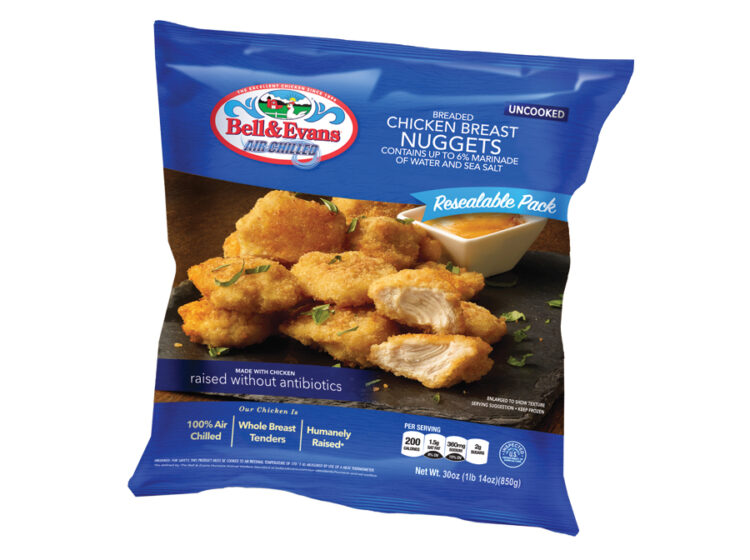 Bell & Evans Chicken Nuggets resealable bag