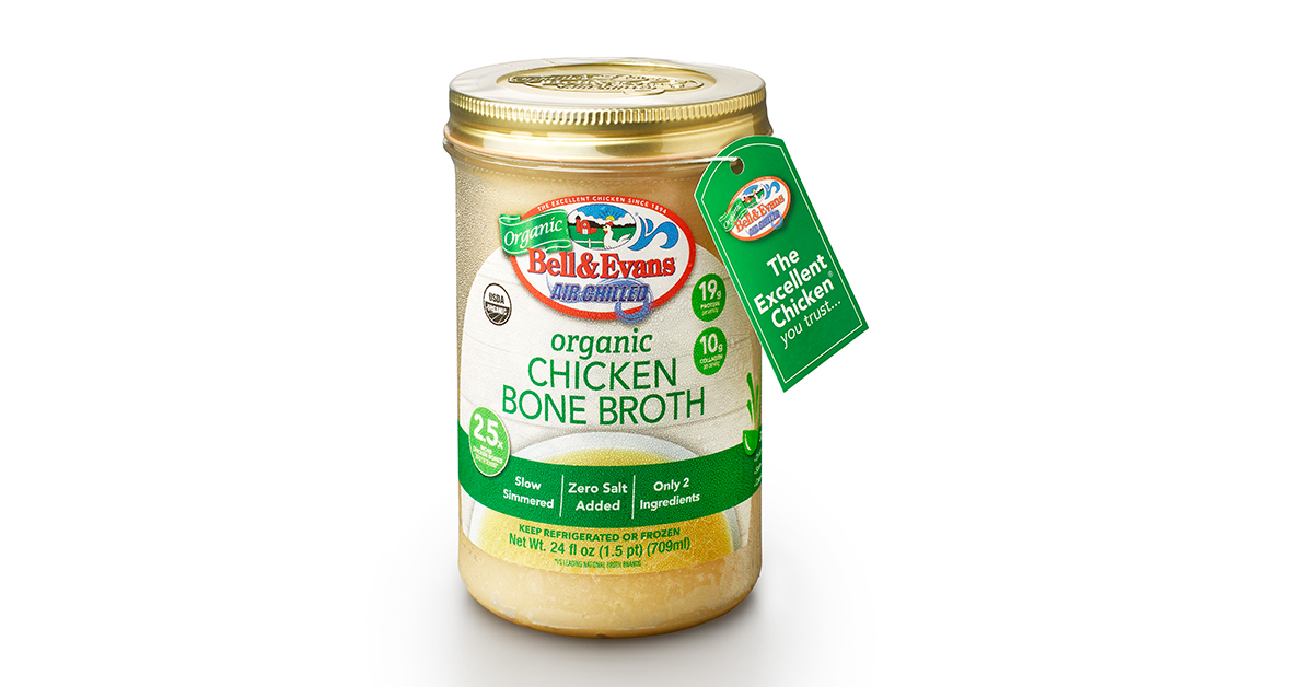 Organic Chicken Bone Broth Bell & Evans