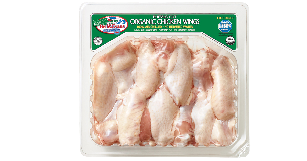Organic Cut Wings Bell Evans