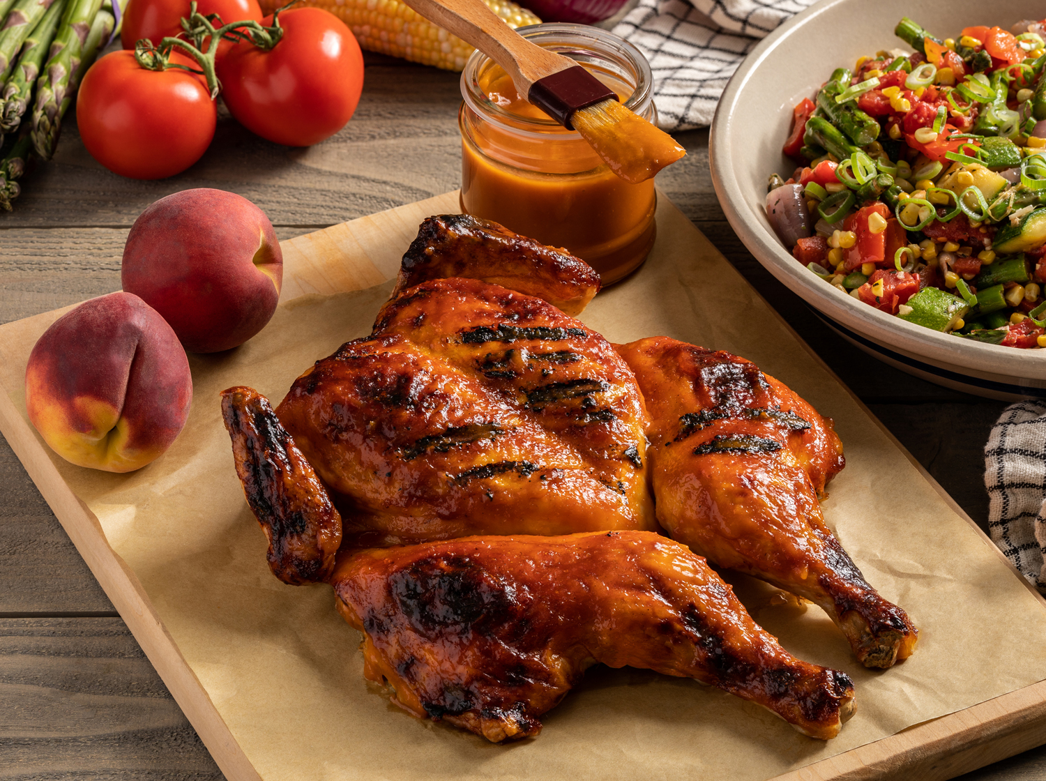 Peach BBQ Chicken