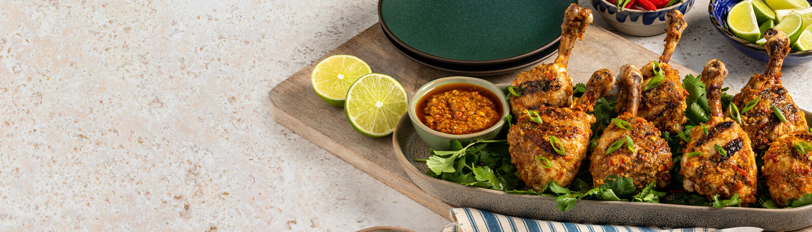 Peri-Peri-Rubbed Chicken Lollipops