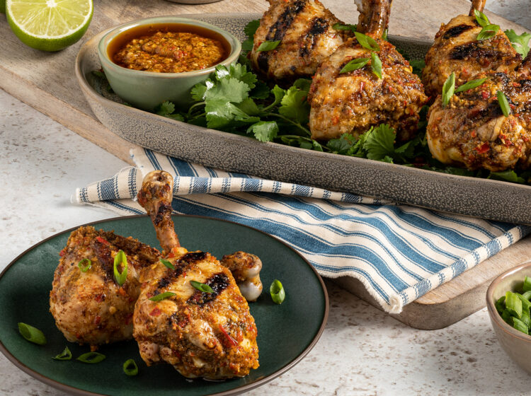 Peri-Peri-Rubbed Chicken Lollipops