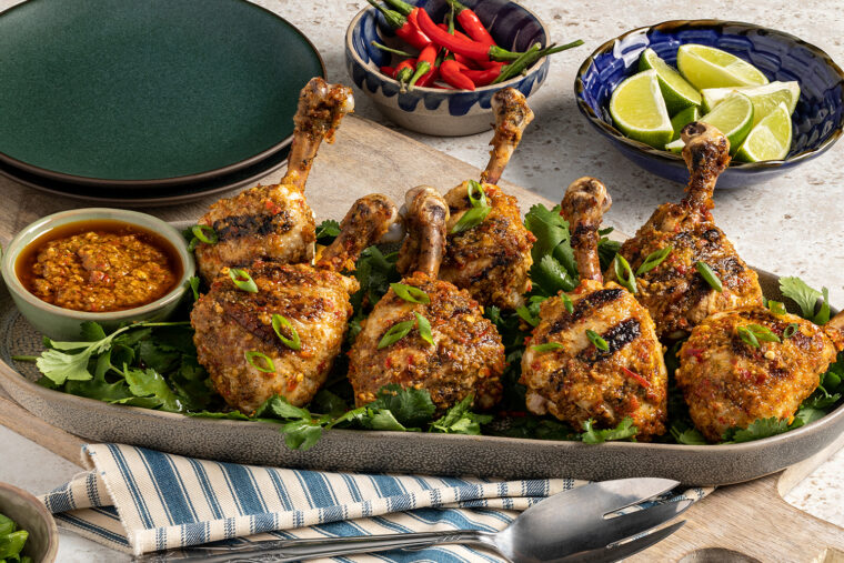 Peri-Peri-Rubbed Chicken Lollipops