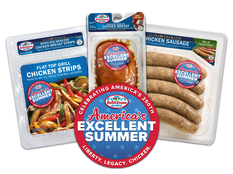 America's Excellent Summer Line of Chicken Products