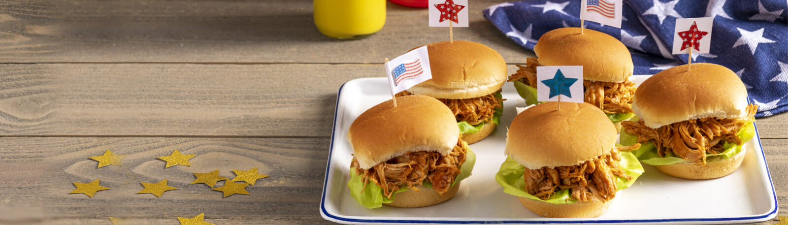 BBQ Pulled Chicken Sliders