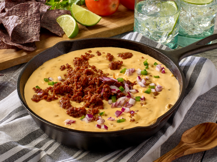 Ground Chicken Queso Dip