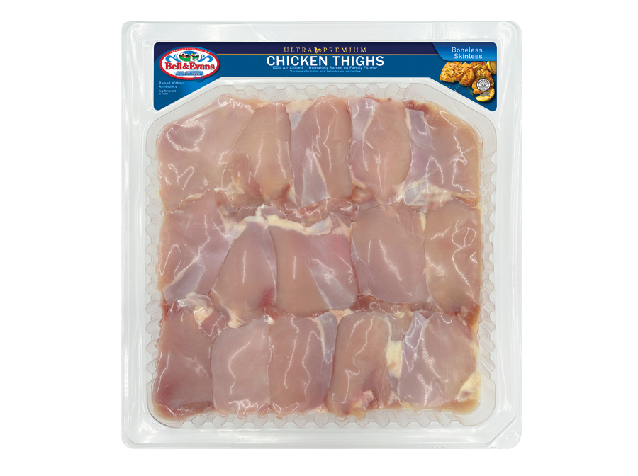 Raised without Antibiotics Boneless Skinless Chicken Thighs, Family Pack