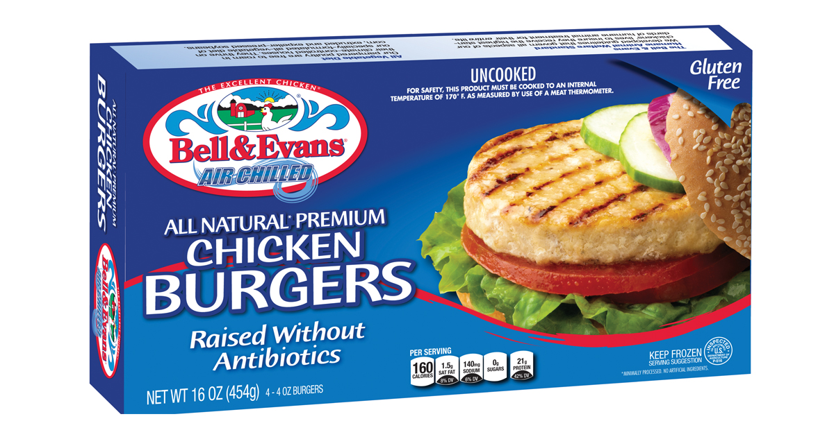 Chicken Burgers Bell Evans