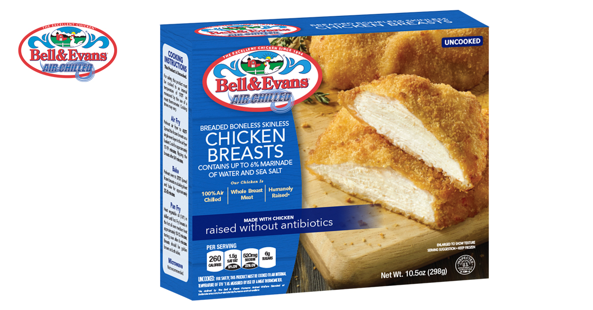 Breaded Chicken Breasts Bell Evans