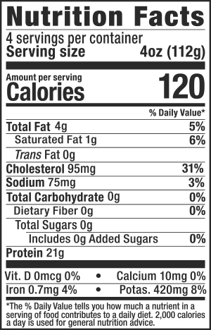 Organic Ground Chicken Nutrition Facts