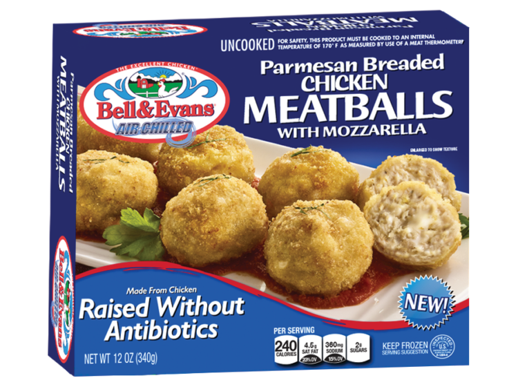 Parmesan Breaded Chicken Meatballs Bell & Evans