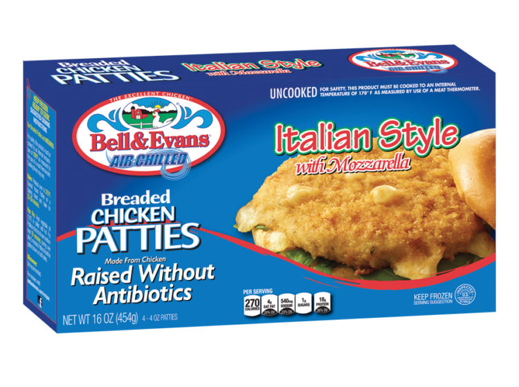 Breaded Italian Style Chicken Patties Bell Evans