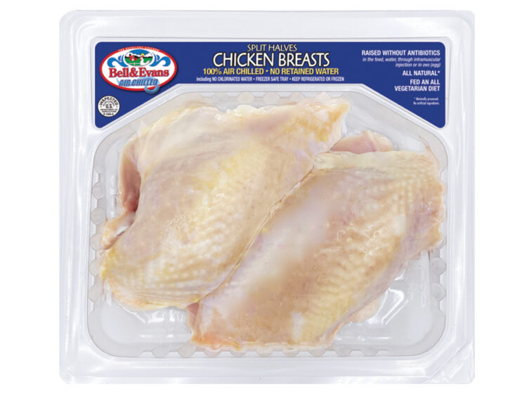 Raised without Antibiotics Split Halves Chicken Breasts