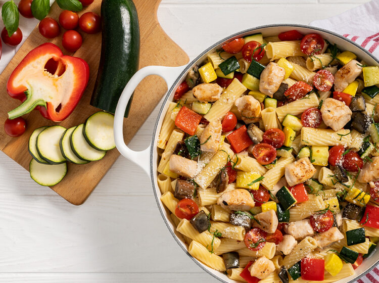 One-Pot Ratatouille Chicken Pasta