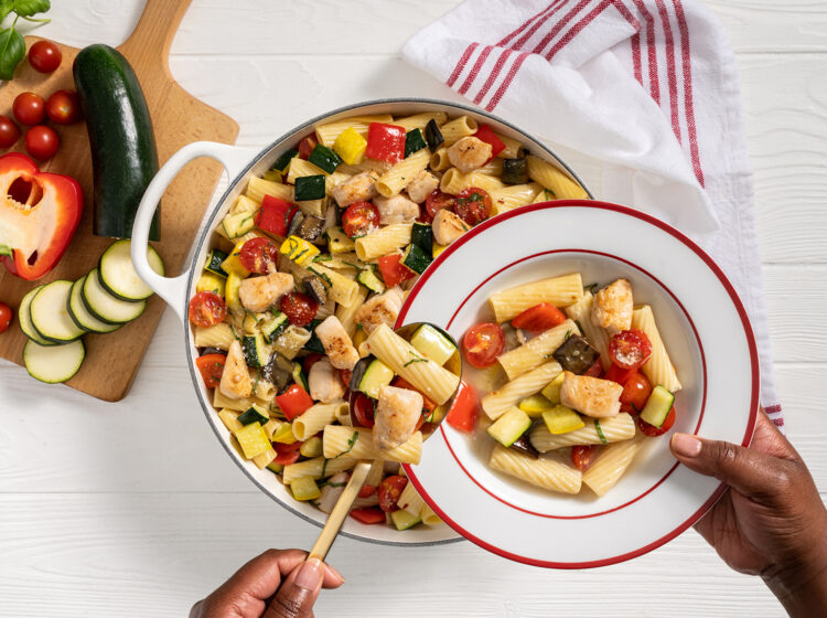 One-pot Ratatouille Chicken Pasta