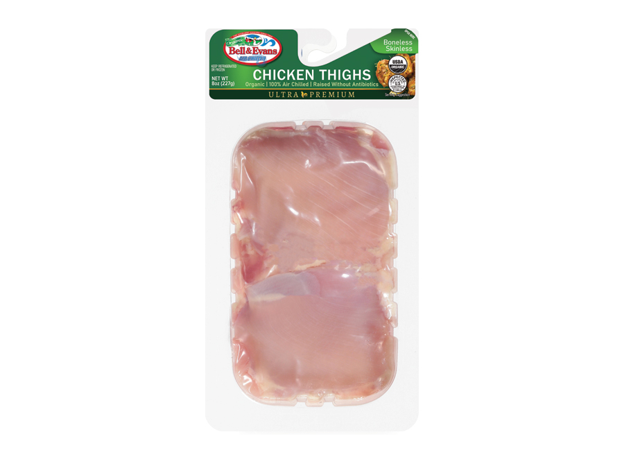 Single Serve Organic Boneless Skinless Chicken Thighs