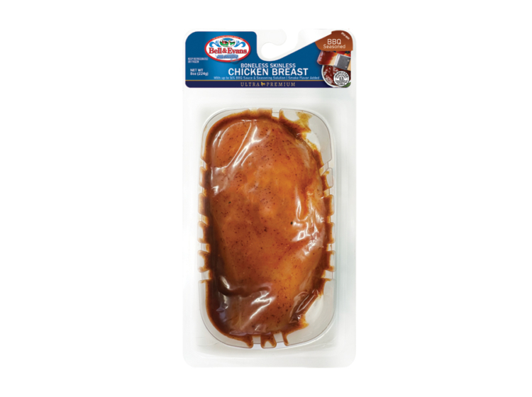 Single Serve Boneless, Skinless BBQ Chicken Breast