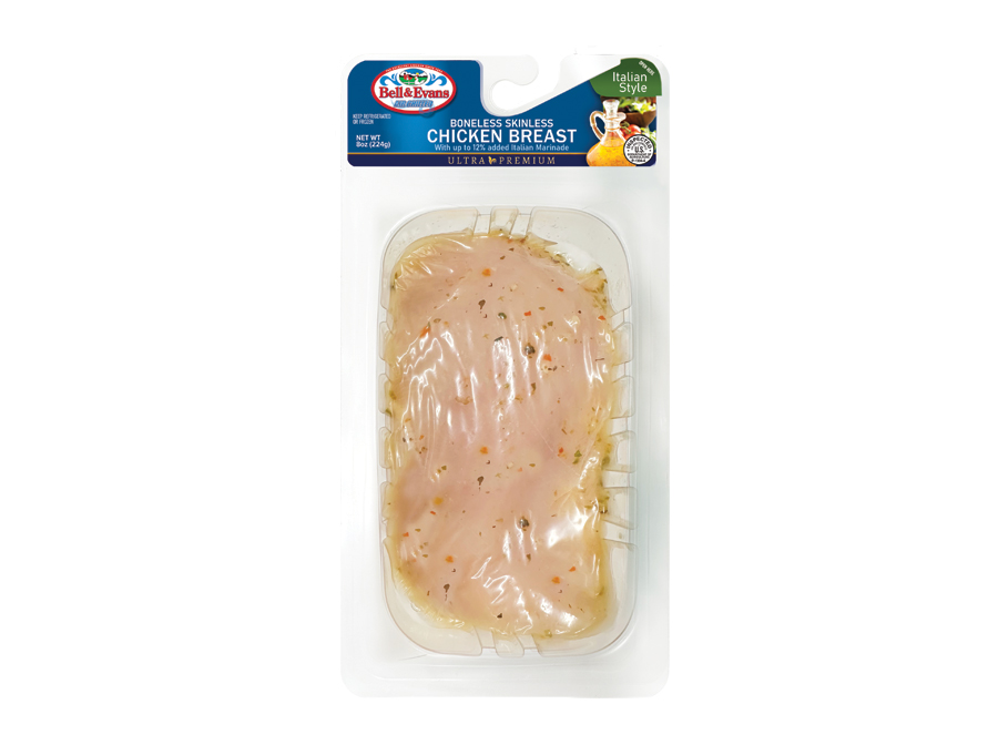 Single Serve Italian Marinated Boneless Skinless Chicken Breast